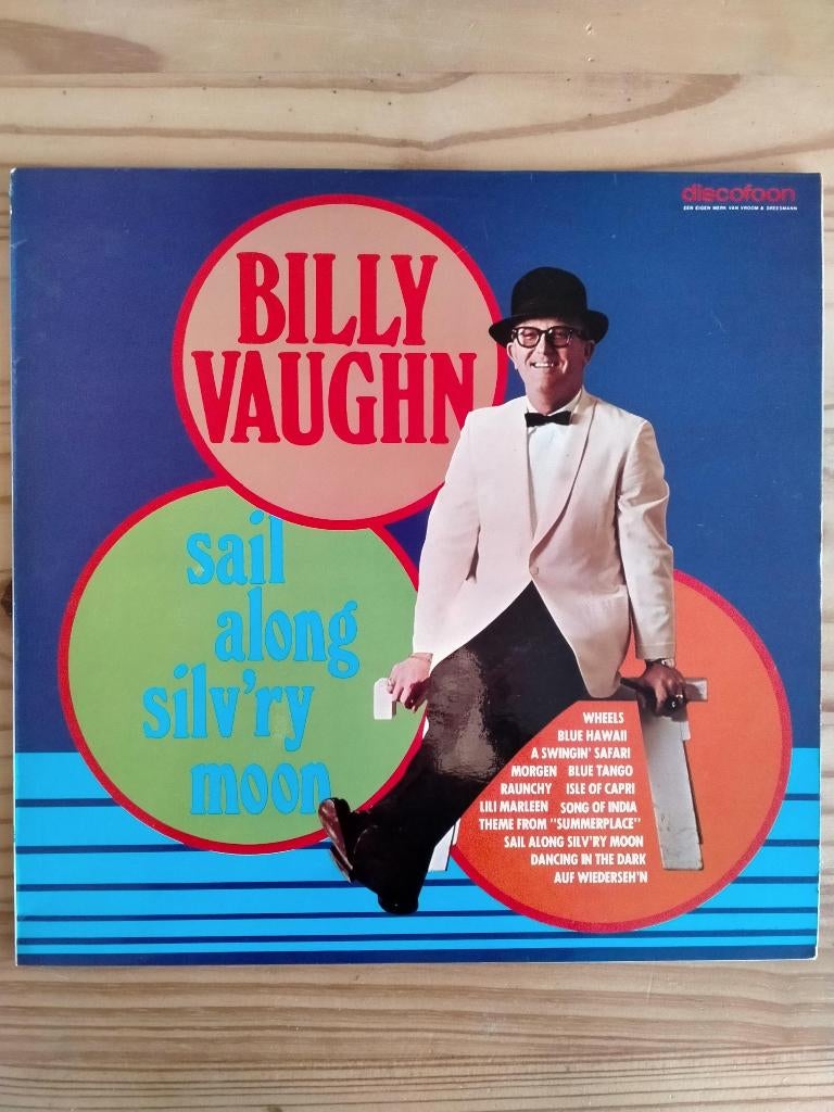 LP  -   Billy Vaughn   -   Sail Along Silv'ry Moon   -  1972, Cd's en Dvd's, Vinyl | Pop, Zo goed als nieuw, 12 inch, Ophalen of Verzenden