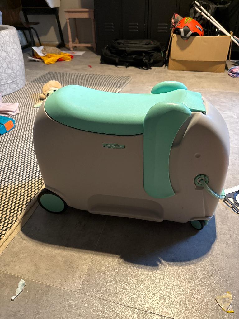 Samsonite kinderkoffer, Sieraden, Tassen en Uiterlijk, Koffers, Gebruikt, Hard kunststof, Minder dan 50 cm, Minder dan 35 cm