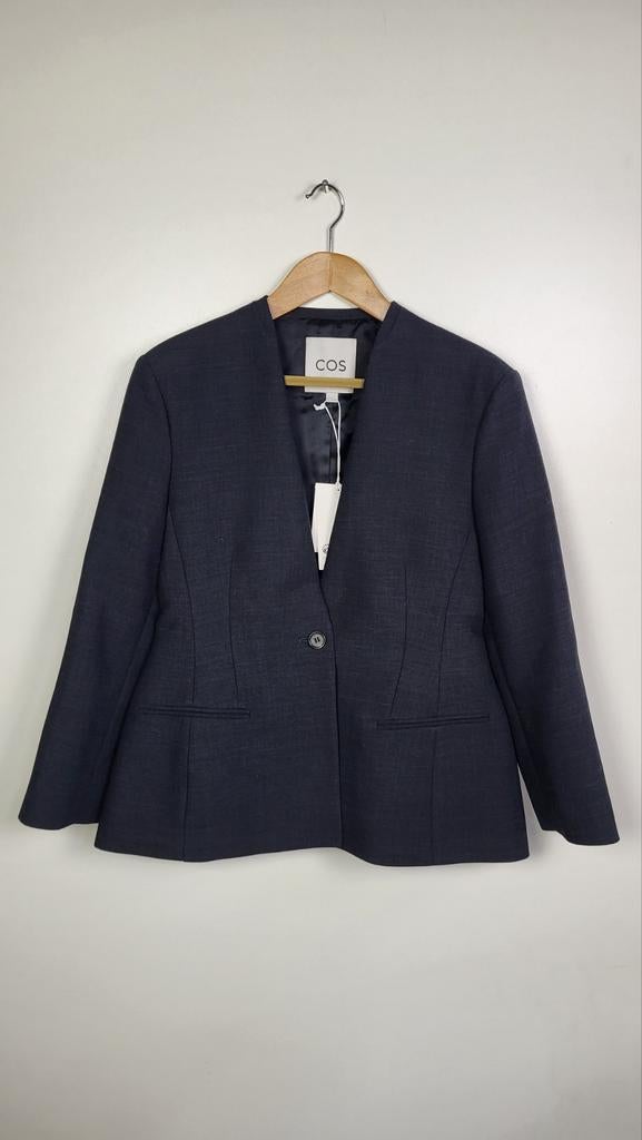 COS Jasje - Maat 40 - Donkergrijs/Zwart - Nieuw, Kleding | Dames, Maat 38/40 (M), Zwart, Nieuw, Ophalen of Verzenden