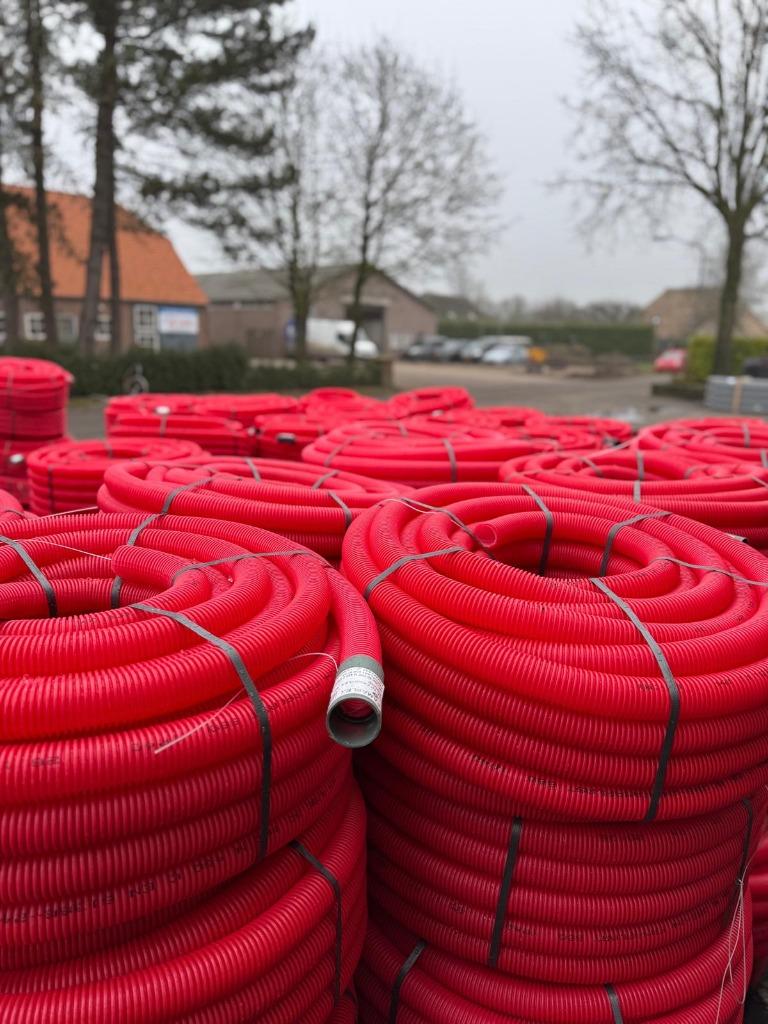 Kabelbeschermingsbuis / Mantelbuis op rol, Scherpe prijzen!, Doe-het-zelf en Verbouw, Buizen en Afvoer, Ophalen, Pvc, 6 meter of meer