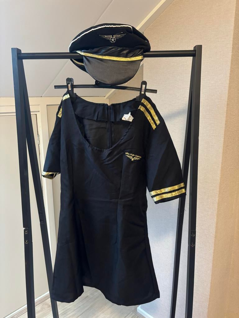 Carnaval Pilotenpak Maat M, Maat 38/40 (M), Carnaval, Ophalen of Verzenden, Zo goed als nieuw