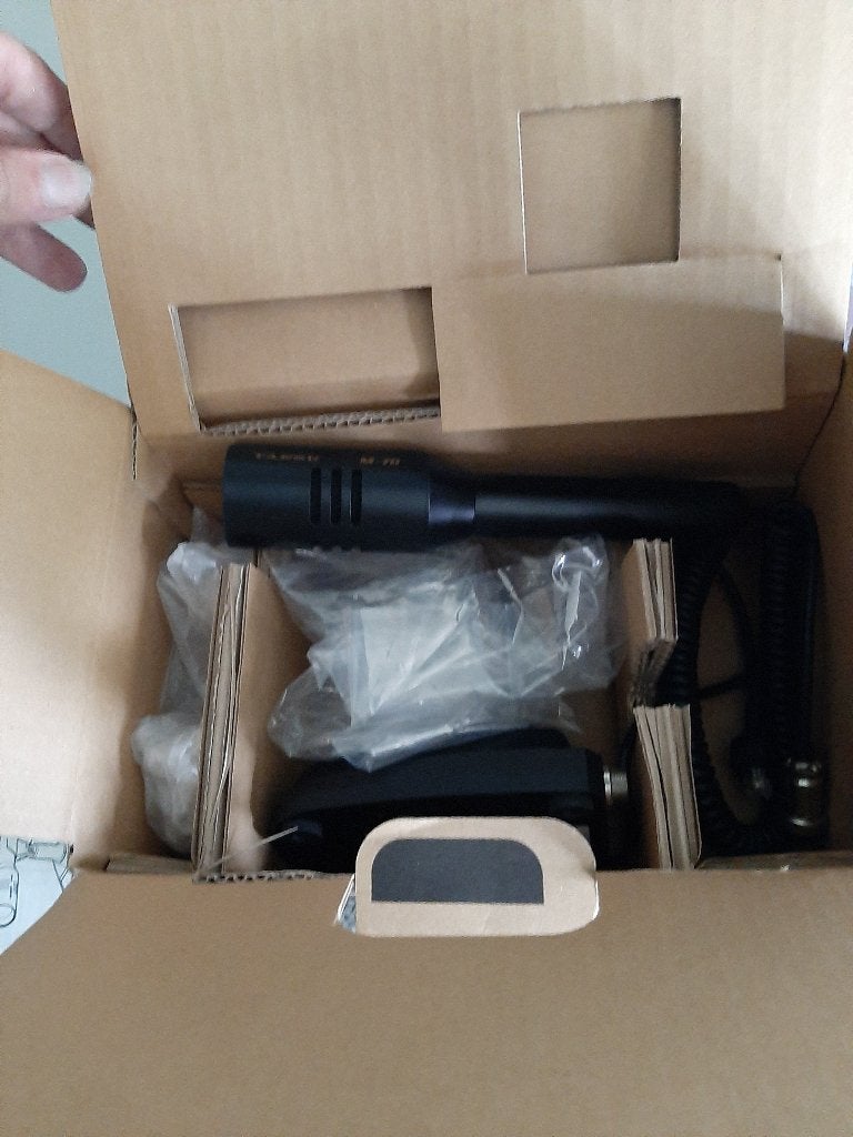 Yaesu m-70 tafelmike, Ophalen of Verzenden, Zo goed als nieuw, Zender en Ontvanger