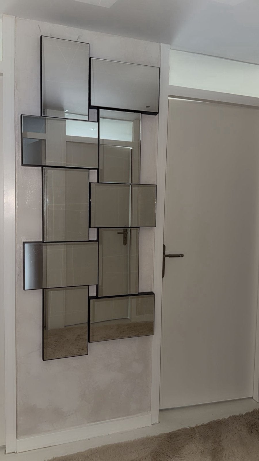2x Moderne Spiegels - Decoratieve Wandspiegels
