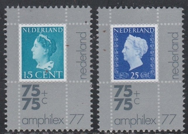 Nederland 1976 1101/1102 Amphilex, Postfris, Ophalen of Verzenden, Na 1940, Postfris