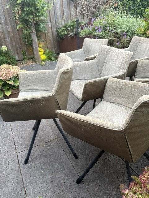 6 eetkamerstoelen, Ophalen, Gebruikt, Overige kleuren, Vijf, Zes of meer stoelen