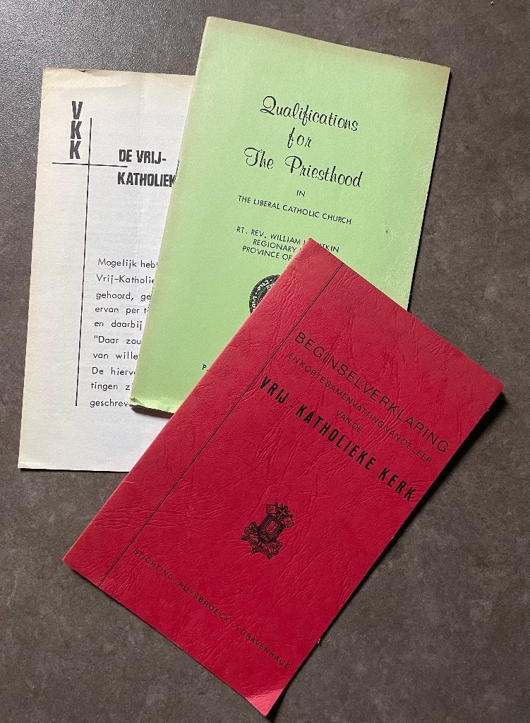 Brochures Vrij-Katholieke Kerk, Gelezen, Christendom | Katholiek, Diverse auteurs, Ophalen of Verzenden
