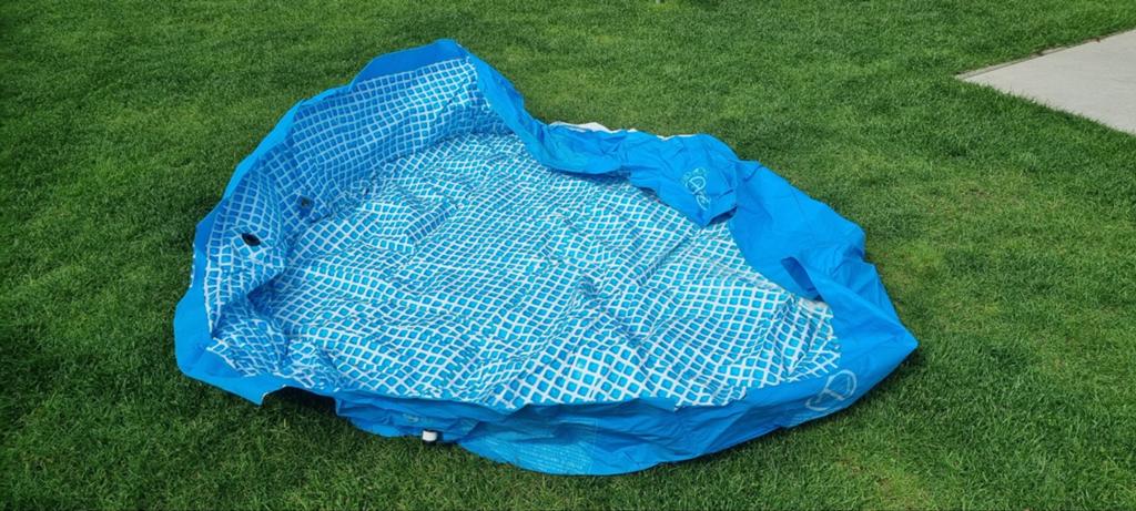Rond zwembad Intex met filterpomp, warmtepomp en accessoires, Gebruikt, Rond, Ophalen of Verzenden, Opzetzwembad