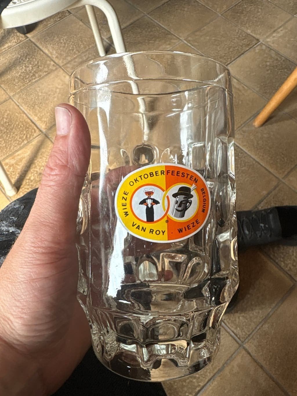 Oktoberfeesten Wieze Van Roy bierpul, Antiek en Kunst, Ophalen