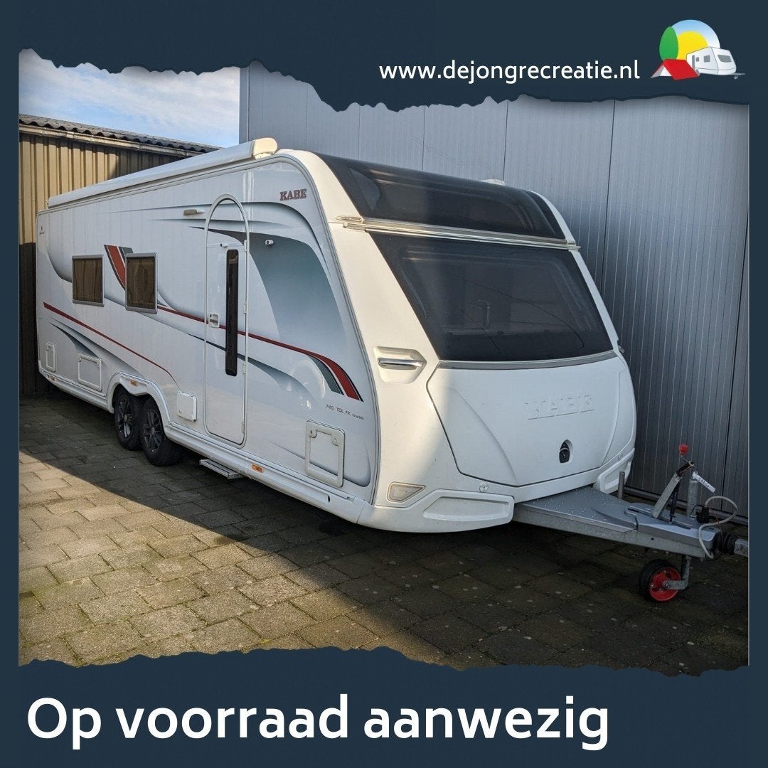 Kabe Imperial 740 TDL FK KS (bj 2018), Caravans en Kamperen, Tot en met 2, Bedrijf, Kabe, Airco