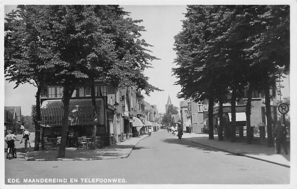 AN150 Ede Maandereind en Telefoonweg 1946, Verzenden, 1940 tot 1960, Gelopen, Gelderland