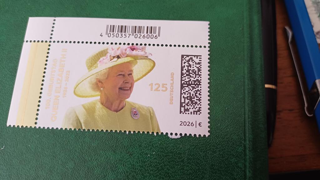 Duitsland, 2026, Queen Elizabeth II, Ophalen of Verzenden, 1990 tot heden, Postfris