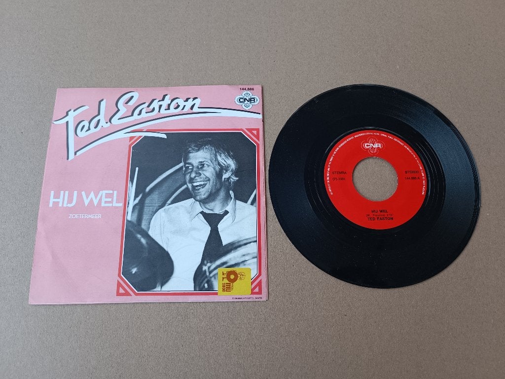 Single: Ted Easton - Hij wel/ Zoetermeer (1981), Cd's en Dvd's, Verzenden, Gebruikt, 7 inch, Pop