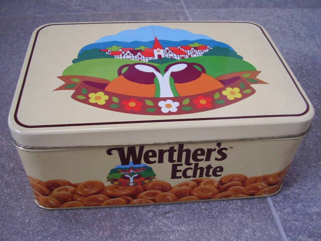 Blik Werther 's echte, Verzamelen, Verzenden, Koek(jes)