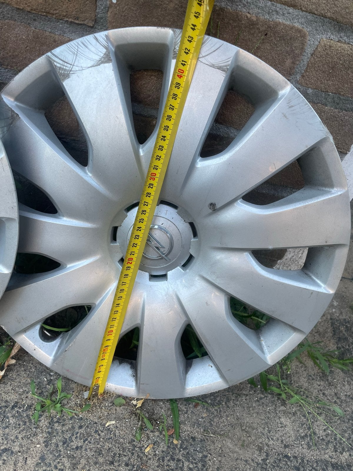 Originele Opel wieldoppen 17 inch (44cm) - Gebruikt, Auto diversen, Wieldoppen, Ophalen, Gebruikt