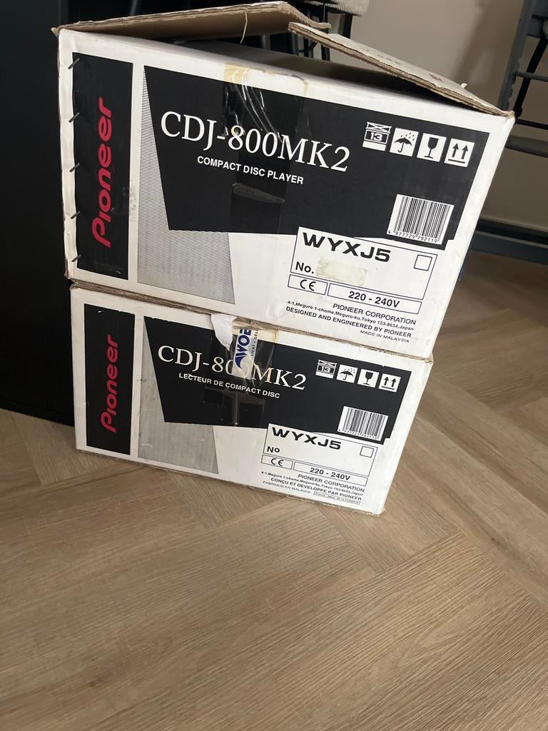 Pioneer CDJ-800MK2 Set - Zo goed als nieuw, Ophalen, Zo goed als nieuw, Dj-set, Pioneer