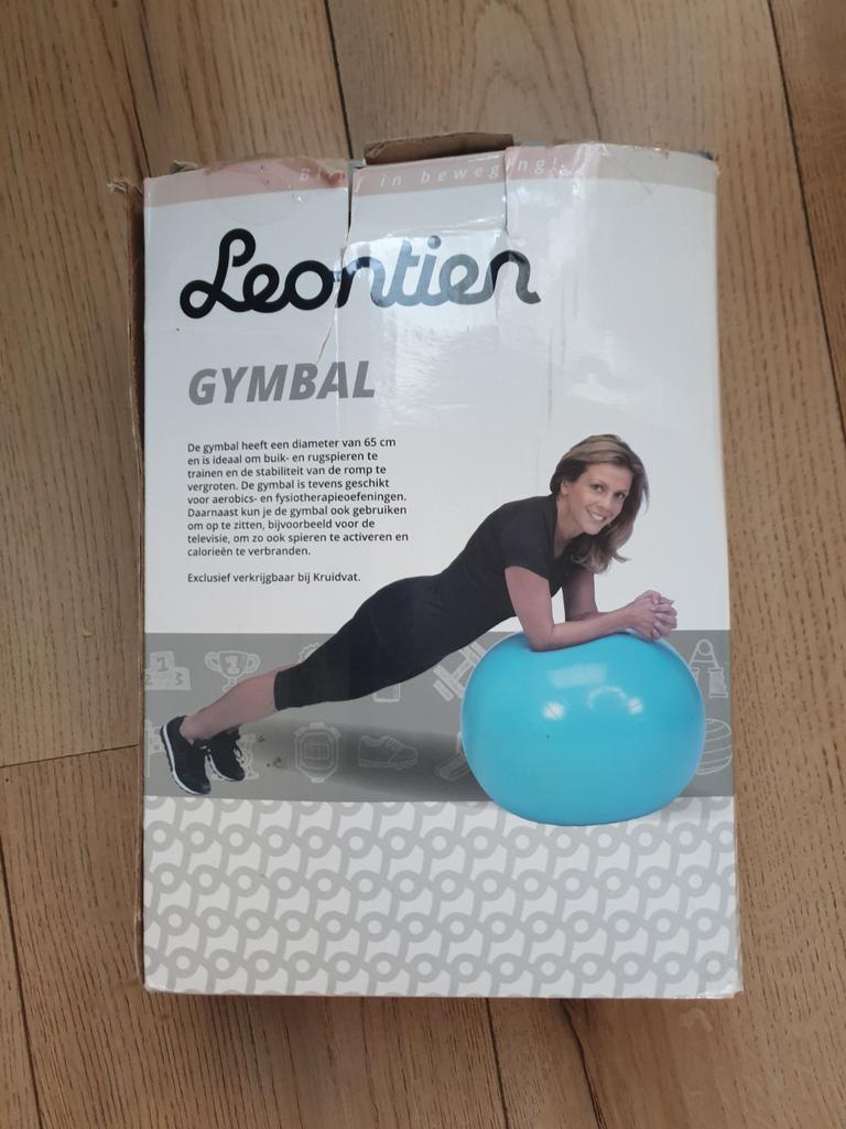 Leontien Gymbal 65 cm met pomp, Ophalen, Nieuw