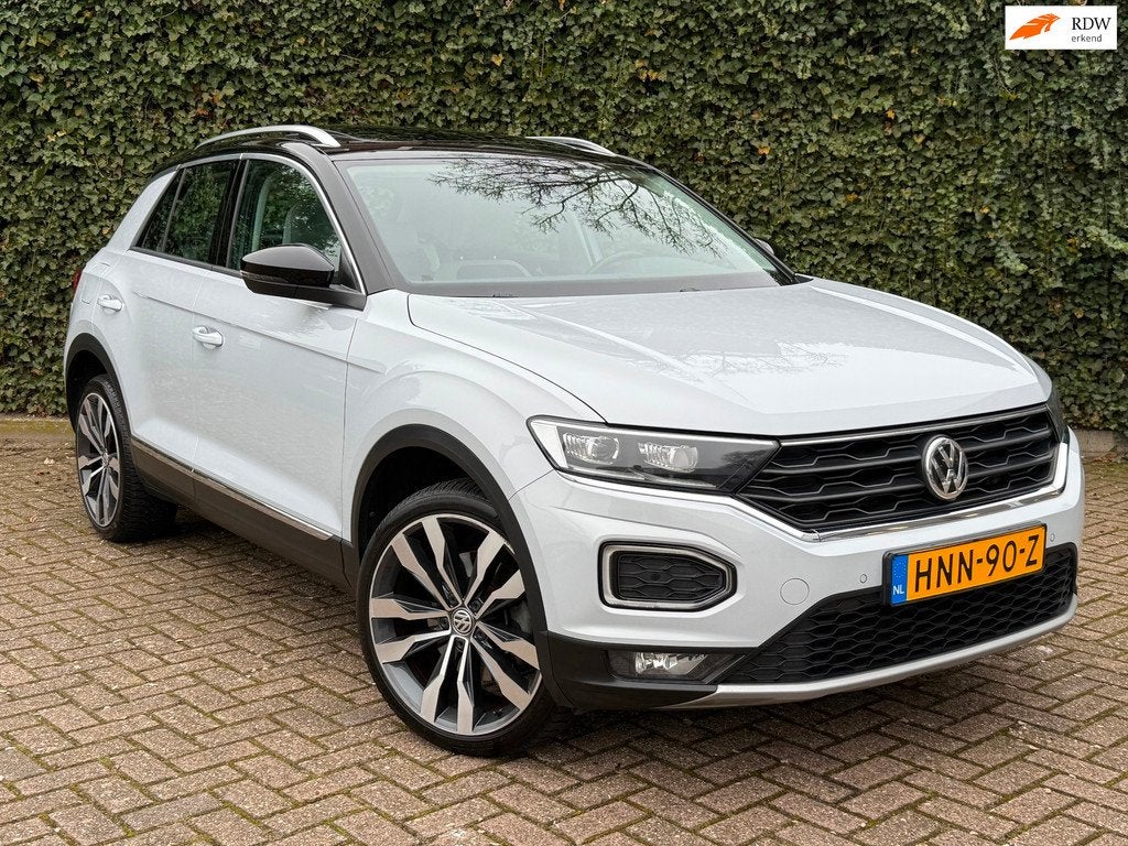 Volkswagen T-ROC 2.0 TSI 4Motion Sport | Pano | Leder | Trek, Auto's, Volkswagen, Bedrijf, Te koop, T-Roc, 4x4, ABS, Achteruitrijcamera