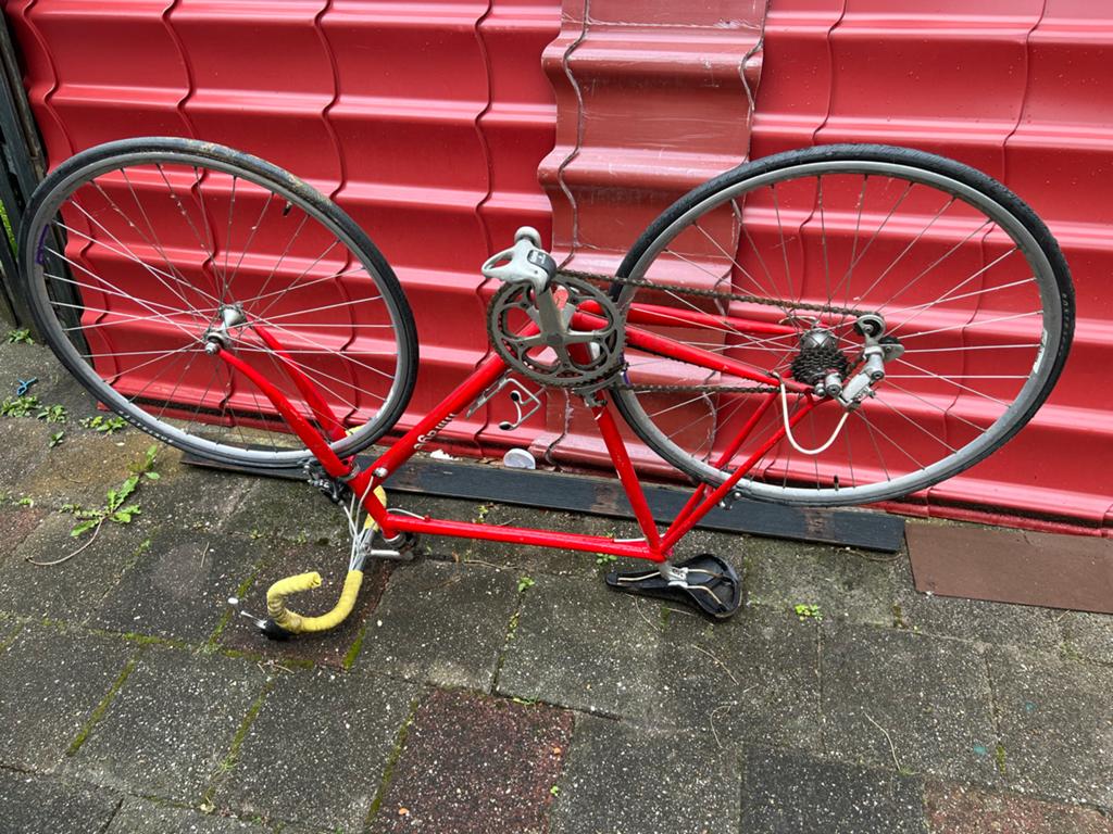 Mirage racefiets - Opknapper of voor onderdelen, 28 inch, Gebruikt, Staal, Velgrem