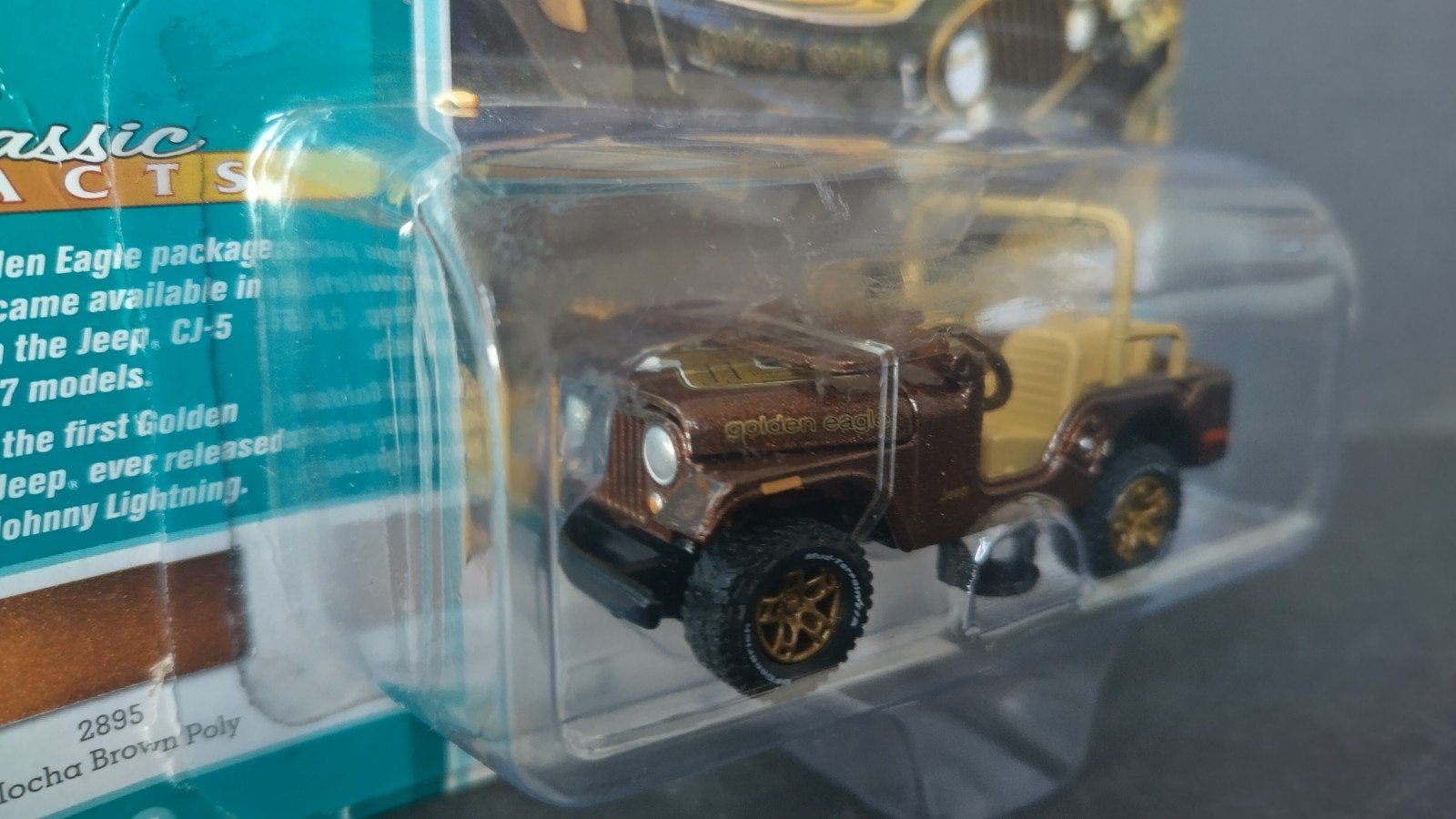 Willys Jeep CJ-5 golden Eagle 1:64 Johnny lightning Pol, Auto, Verzenden, Nieuw, M