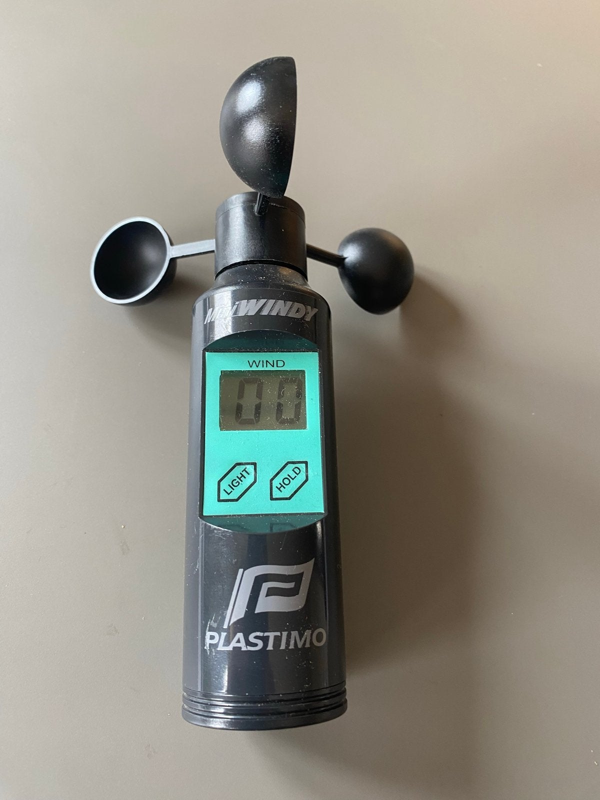 Windmeter Plastimo "miniwindy" - 14 CM, Ophalen of Verzenden, Gebruikt