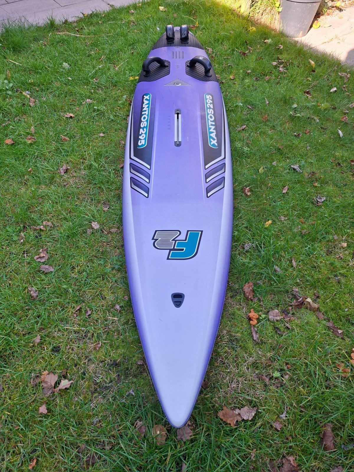 F2 Xantos 295 windsurfplank inclusief vin, Watersport en Boten, Ophalen, 250 tot 300 cm, Gebruikt, F2