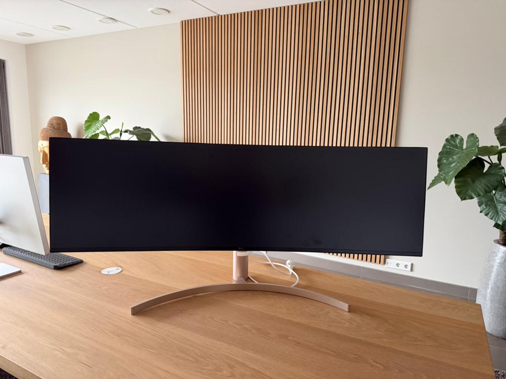 LG UltraWide Dual QHD Monitor 49 inch, Ophalen, Gebruikt, 49 inch, 61 t/m 100 Hz