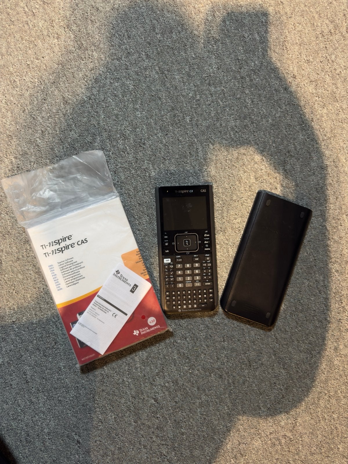TI-Nspire CX CAS graphing calculator Grafische Rekenmachine, Ophalen of Verzenden, Grafische rekenmachine, Gebruikt