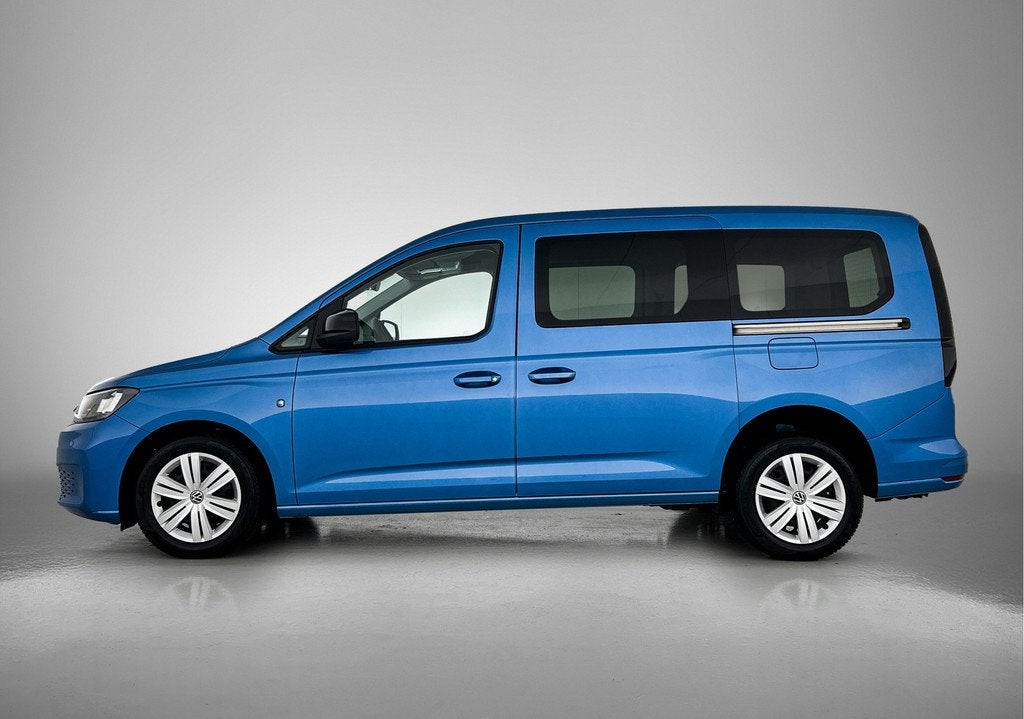 Volkswagen Caddy Maxi 1.5 TSI Life Direct leverbaar! Rolstoe, Auto's, Voorwielaandrijving, 12 maanden, Euro 6, Blauw