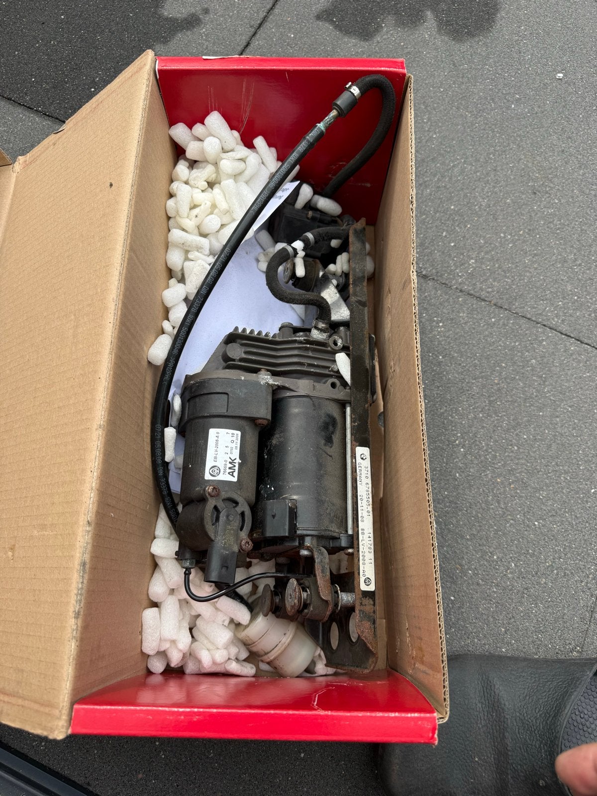 BMW E61 Luchtcompressor - Origineel en Gebruikt, Ophalen of Verzenden, Gebruikt, BMW