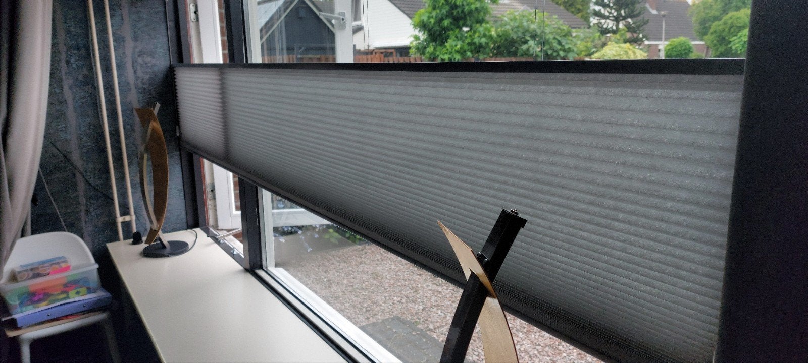 licht grijze duettes, Ophalen, Overige materialen, Zo goed als nieuw, 253 cm