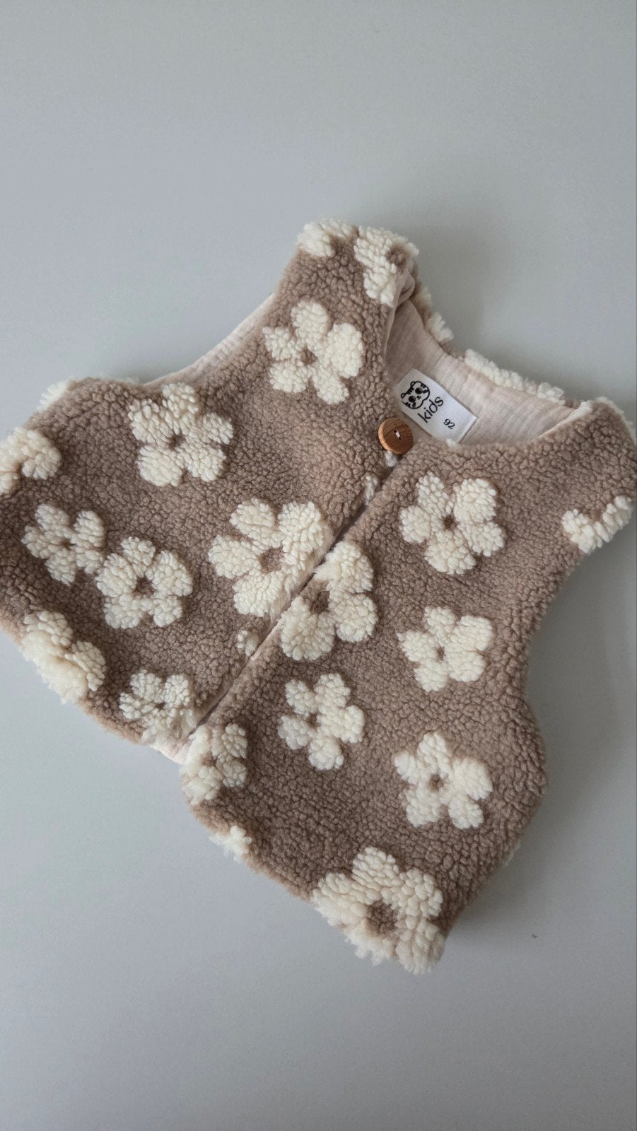 Teddy bodywarmer, Kinderen en Baby's, Kinderkleding | Maat 92, Verzenden, Nieuw, Meisje, Jas