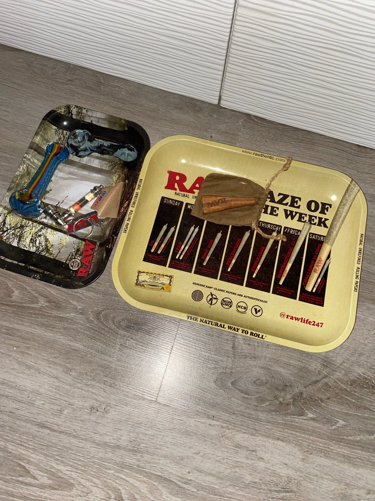 RAW Rolling Tray met accessoires los ook tekoop, Ophalen of Verzenden, Gebruikt