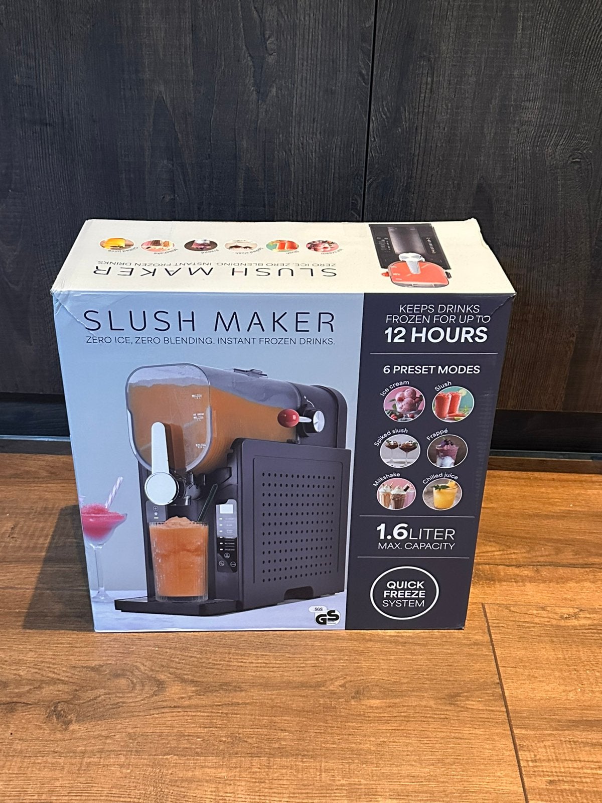Slush maker slushmachine & milkshake, Ophalen of Verzenden, Zo goed als nieuw, Zelfvriezend