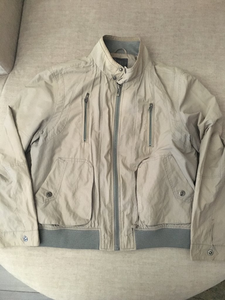 Gedragen Full-Zip zomerjas heren merk "ANGELO LITRICO"  XL, Verzenden, Gedragen, Maat 56/58 (XL), Grijs