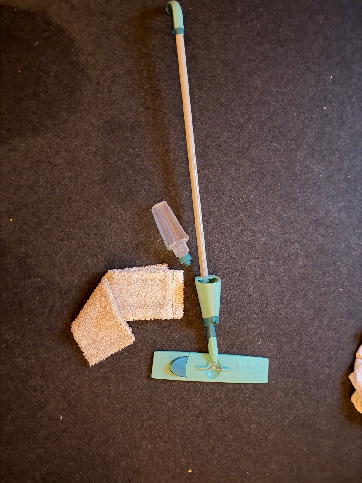 Spray Mop met afneembare microvezeldoek, Ophalen, Mop of Dweil