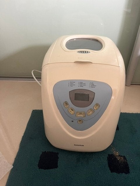Inventum Broodbakmachine, 400 tot 800 gram deeg, Ophalen of Verzenden, Gebruikt, Met timer