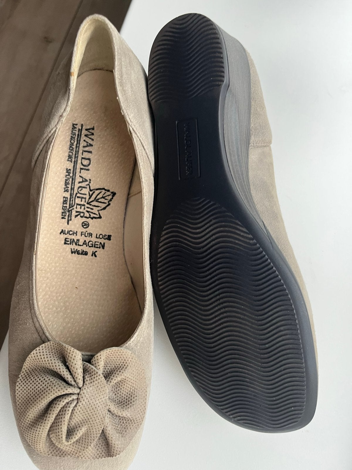 Waldläufer Ballerina's - Comfortabele instappers, Kleding | Dames, Schoenen, Ophalen of Verzenden, Zo goed als nieuw, Beige, Ballerina's