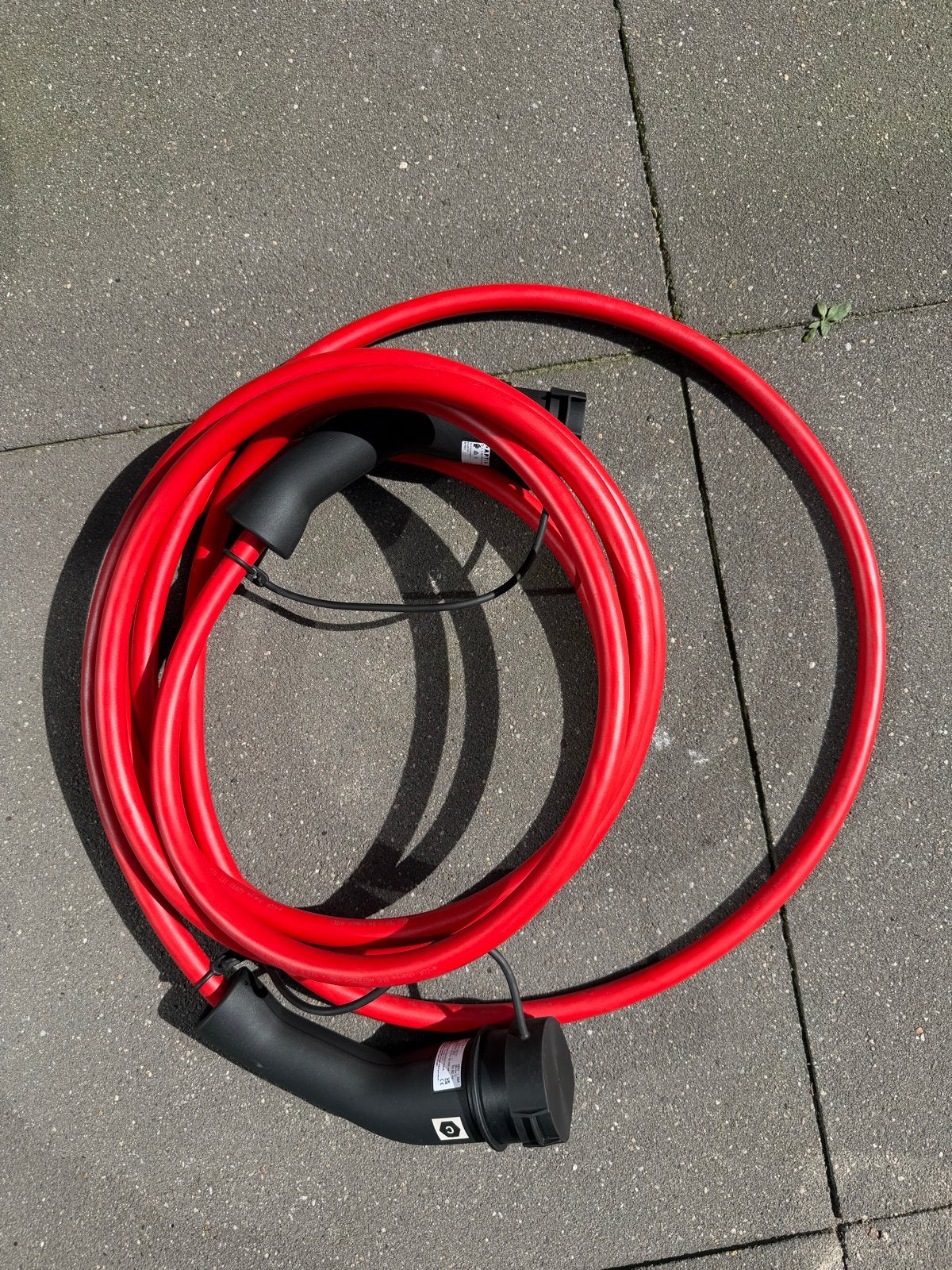 Rode EV Laadkabel Type 2 - 32A, 3-fase, Ophalen of Verzenden, Nieuw