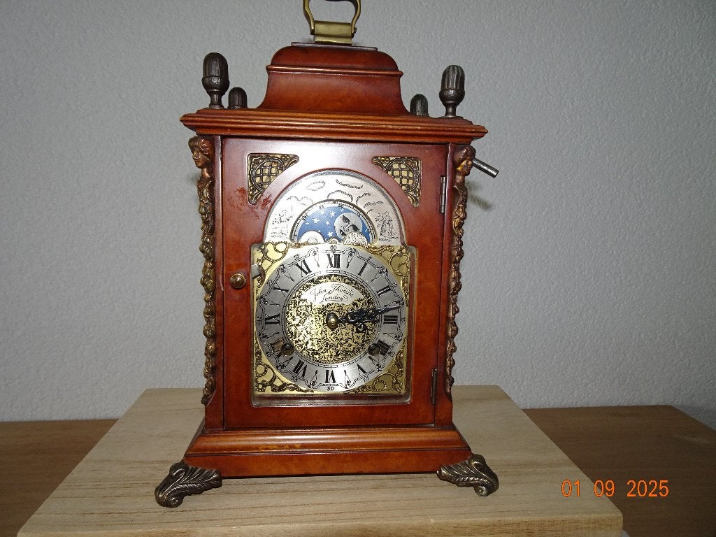 Tafelklok John Thomas London, Antiek en Kunst, Ophalen of Verzenden