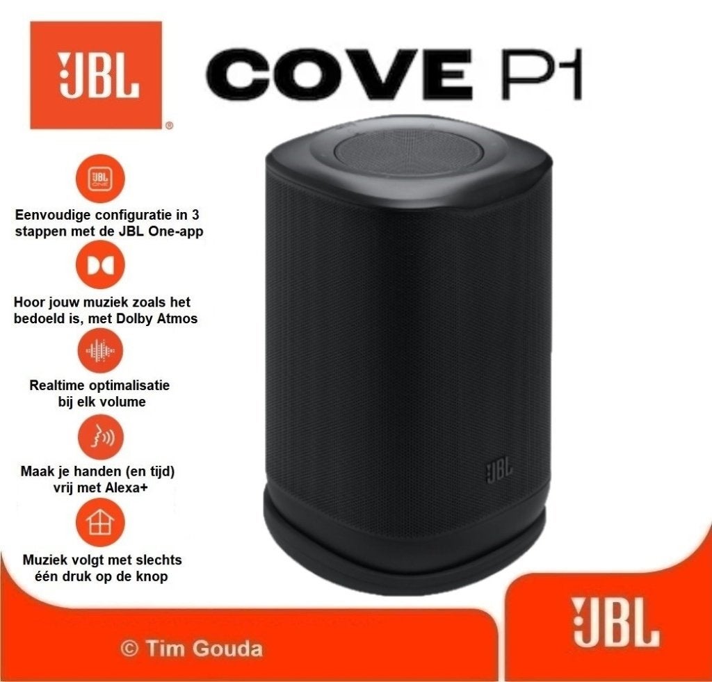 ✅ JBL Cove P1 Zwart + 🎁 JBL Tune Beam 2 - NIEUW, Audio, Tv en Foto, 150 watt of meer, JBL, Nieuw, Ophalen of Verzenden
