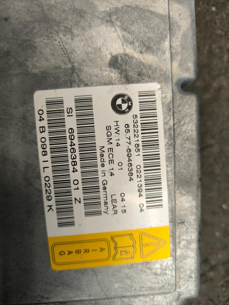 BMW E6x SGM Module 6946384 Airbag Module, Ophalen of Verzenden