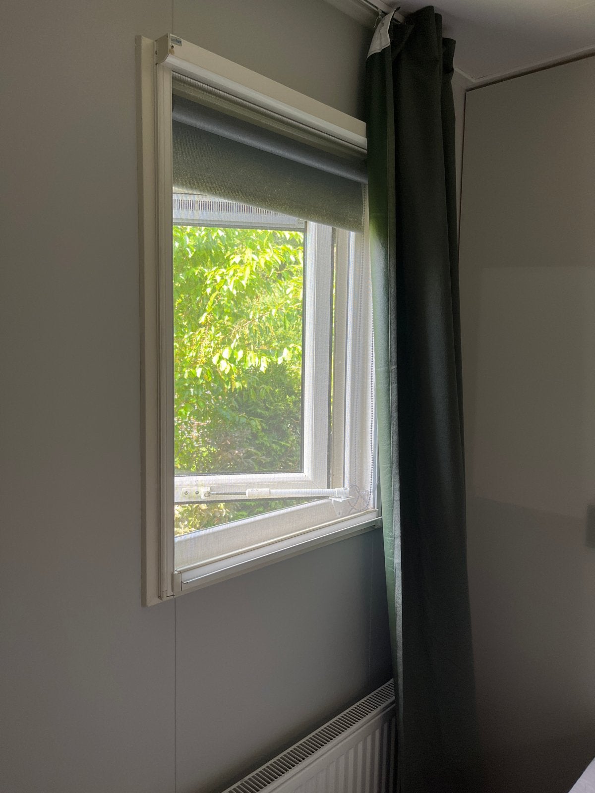 IKEA ROSENMANDEL Verduisterende Gordijn, Donkergroen, Ophalen, 300 cm, Verduisterend, Nieuw