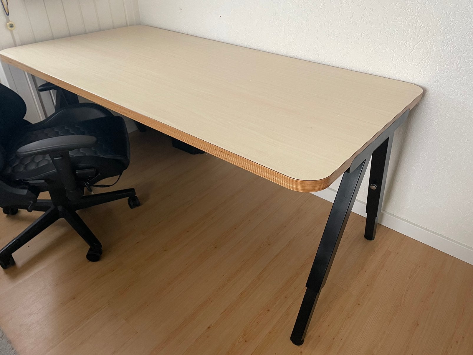 Kembo bureau 90x180 verstelbaar in hoogte, Ophalen, 90 cm, Gebruikt, Hout