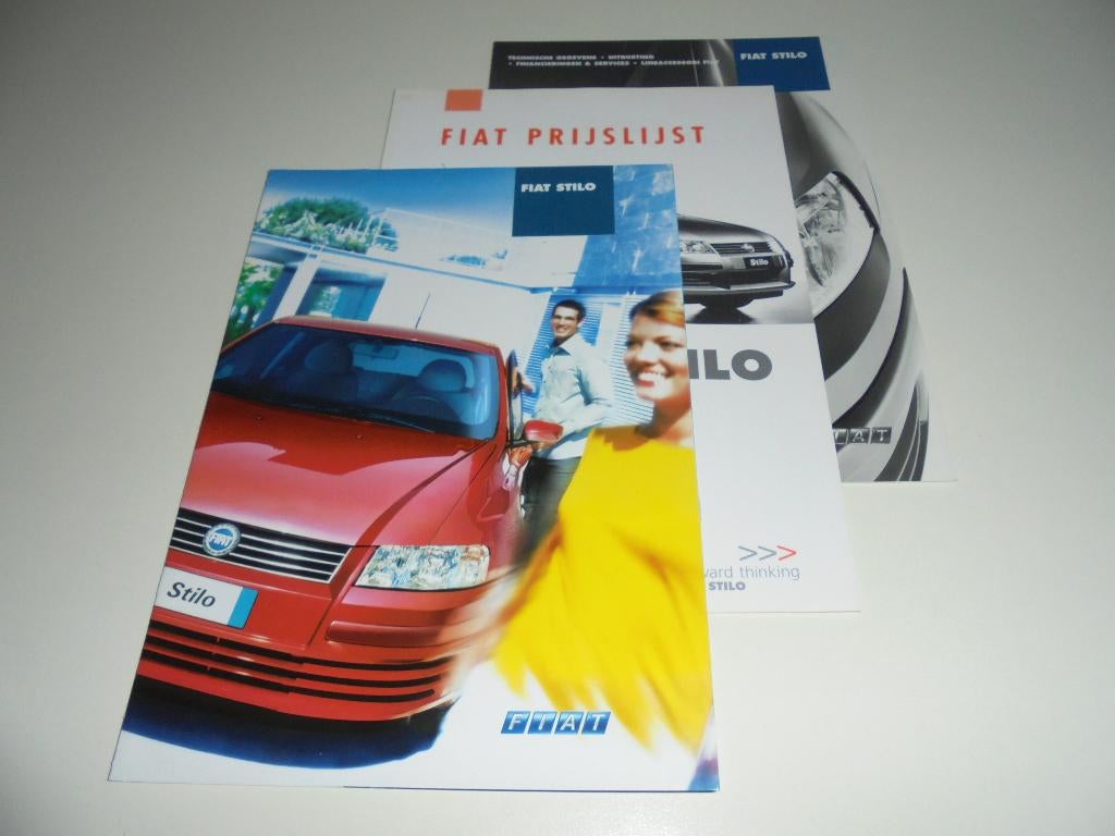 brochure Fiat Stilo  2002, Ophalen of Verzenden, Nieuw, Overige merken