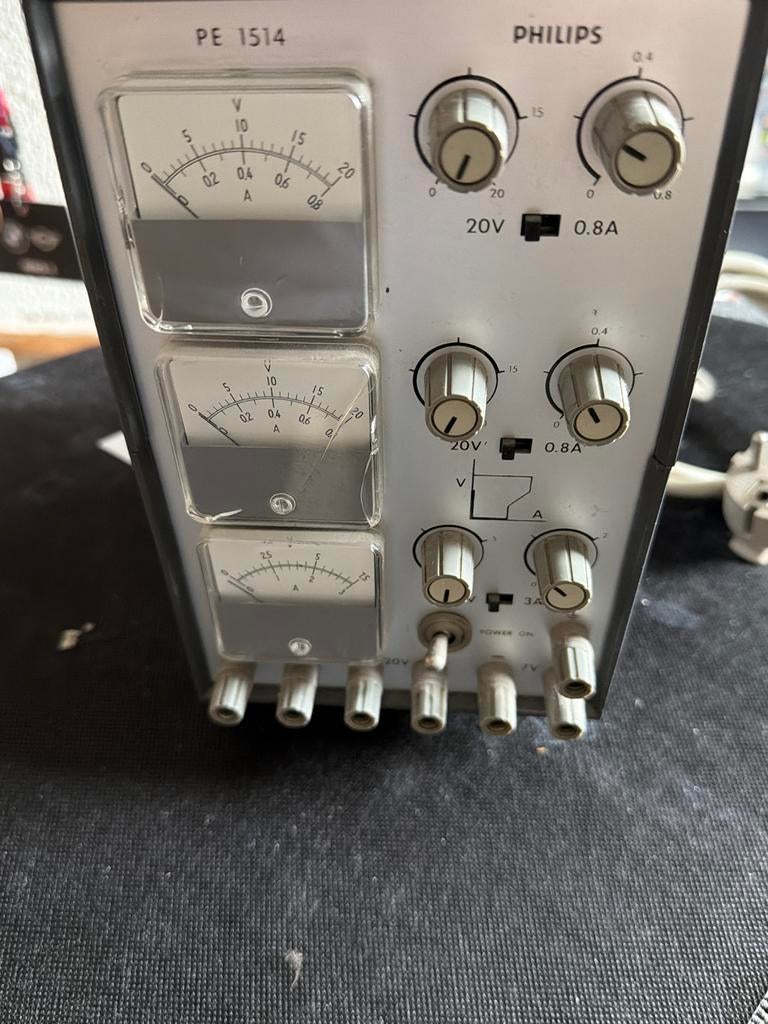 Philips PE 1514 Voedingseenheid - Vintage Labvoeding, Ophalen, Gebruikt