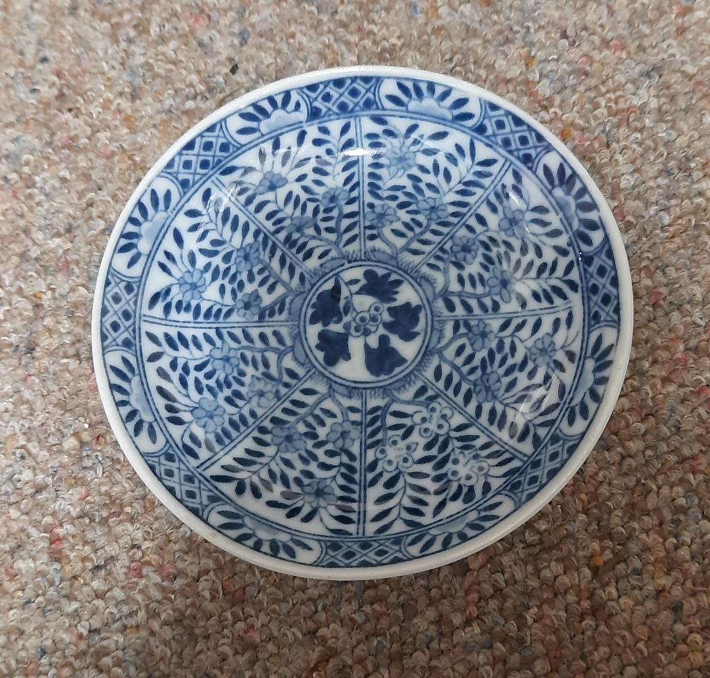 Antiek porseleinen Mosa Kangxi schoteltje, Antiek en Kunst, Ophalen of Verzenden