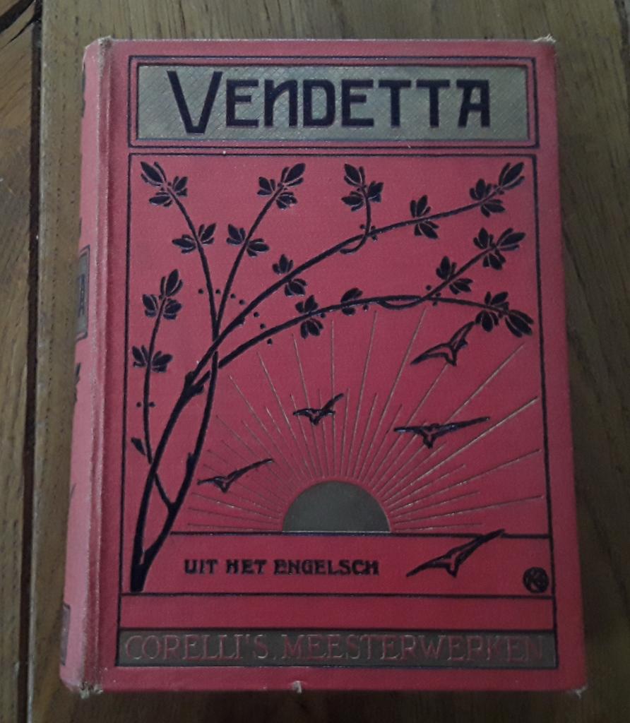 Marie Corelli - Vendetta (oud exemplaar), Boeken, Romans, Gelezen, Ophalen of Verzenden