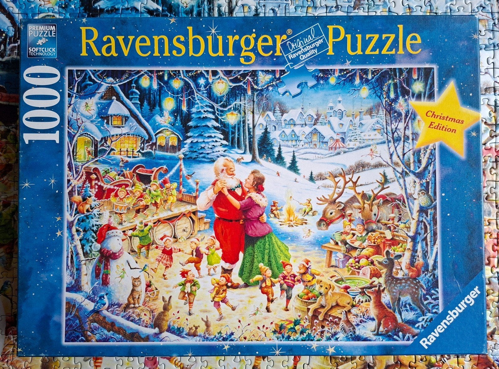 Ravensburger Kerstpuzzel Christmas Edition, Ophalen of Verzenden, 500 t/m 1500 stukjes, Gebruikt, Legpuzzel