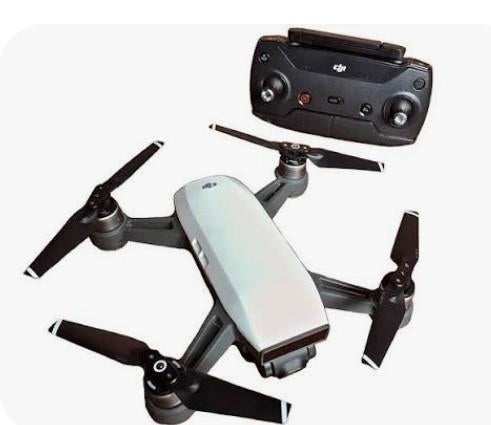 T.k. DJI Spark met Controller en batt. Werkend te zien, Ophalen of Verzenden, Zo goed als nieuw