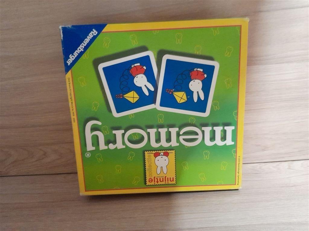 Nijntje memory - s3194, Hobby en Vrije tijd, Gezelschapsspellen | Bordspellen, Verzenden, Zo goed als nieuw